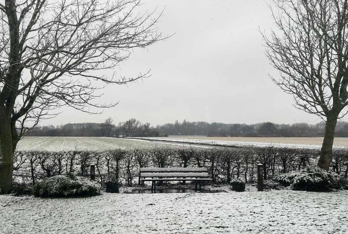 BirgithaBakker's tweet image. Winters uitzicht ❄️ Fijne zondag allemaal!  #enjoythelittlethings #relax #weekendvibes