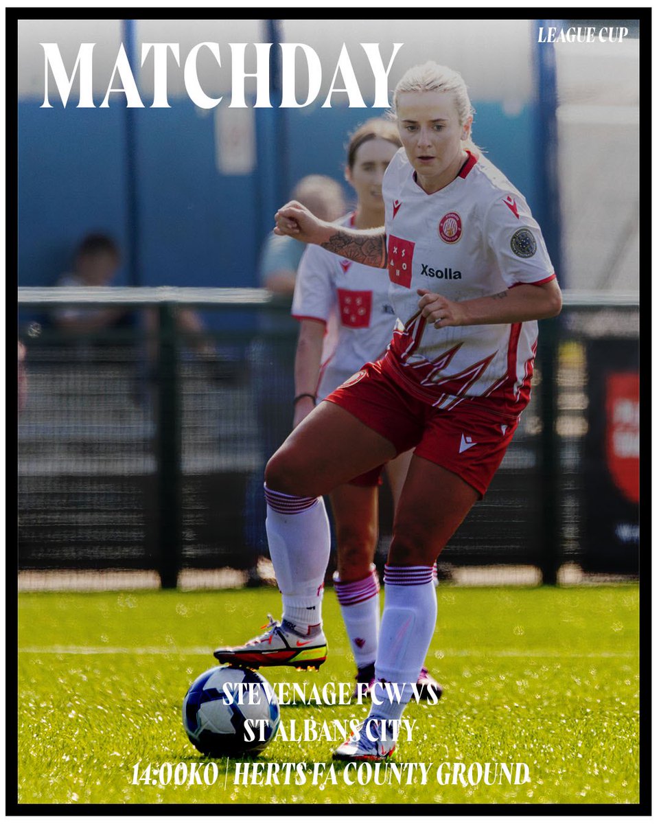 🤩 𝙈𝙖𝙩𝙘𝙝𝙙𝙖𝙮 … and we’re back!!

🆚 St Albans City
🏟️ Herts FA County Ground
⏰ 14:00KO
🏆 League Cup
🎟️ £6 | £2 | Free for season ticket holders and player sponsors

❌ no game for our U23s today.

#TogetherForBoro 🔴⚪️