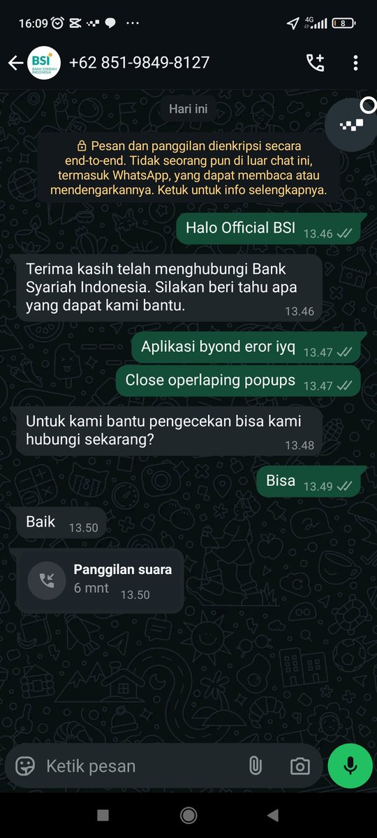I_kecilL's tweet photo. @bankbsi_id Parah min ada yg melakukan permintaan melalui telfon https://t.co/adwF9oAtHP