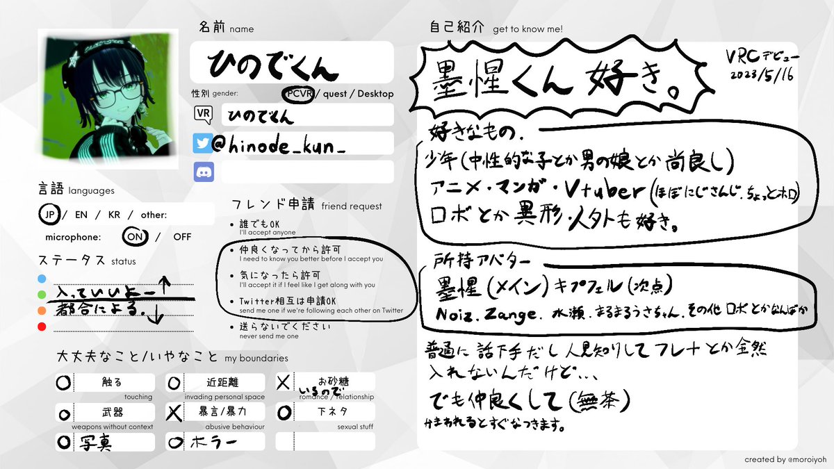 ひのでくん_VRC tweet media