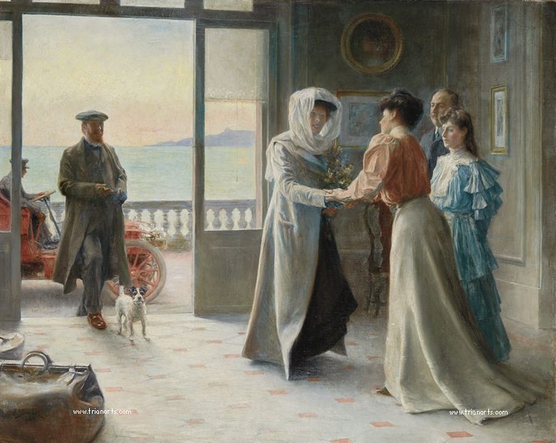 Trianarts's tweet photo. El pintor estadounidense Julius LeBlanc Stewart, murió en París, el 5 de enero de 1919.

Más obras en el enlace:

https://t.co/N1AY0fA2cL

#pintura #realismo #pinturadegénero #maestrosdelretrato #JuliusLeblancStewart https://t.co/M5cXCliZl6