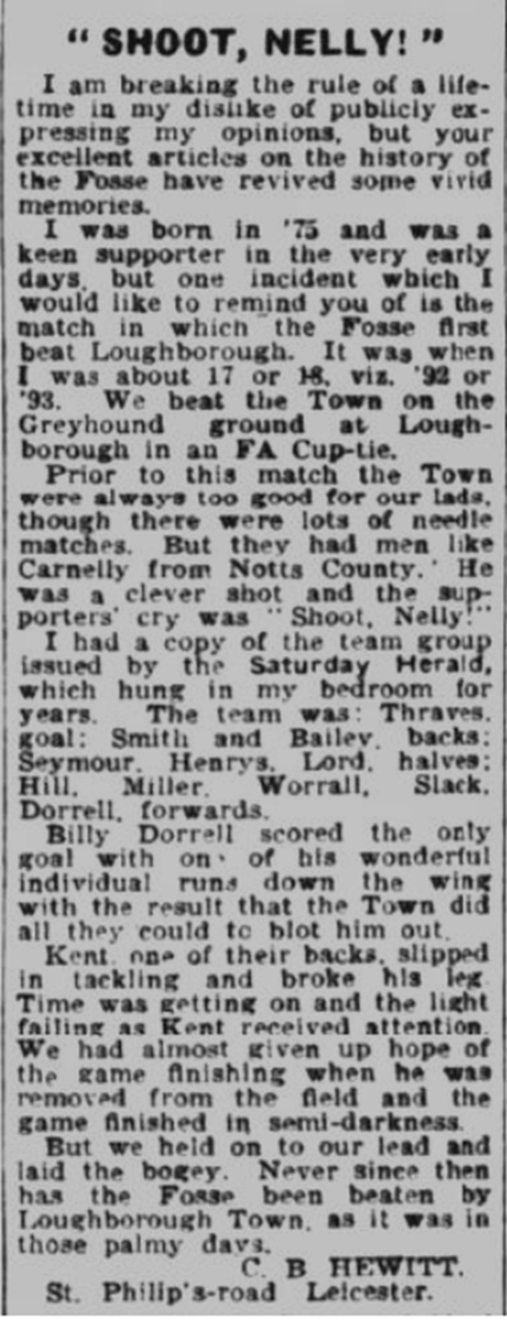 NPF1960's tweet photo. Leicester Daily Mail – 20 Dec 1947
https://t.co/qtCxkpSjqY

#footballhistory #football #retrofootball #classicfootball #footballvintage #footbalnostalgia #oldfootball #leiesterfosse #leicestercity #lcfc #foxes #leicestershirefootballarchive #leicester #Leicestershire https://t.co/NoCFubDwcP