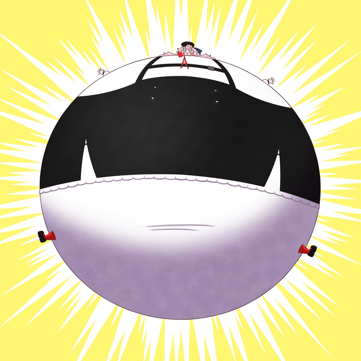 stuffed akujiki-san
#アクジキさんノごはん
#膨体