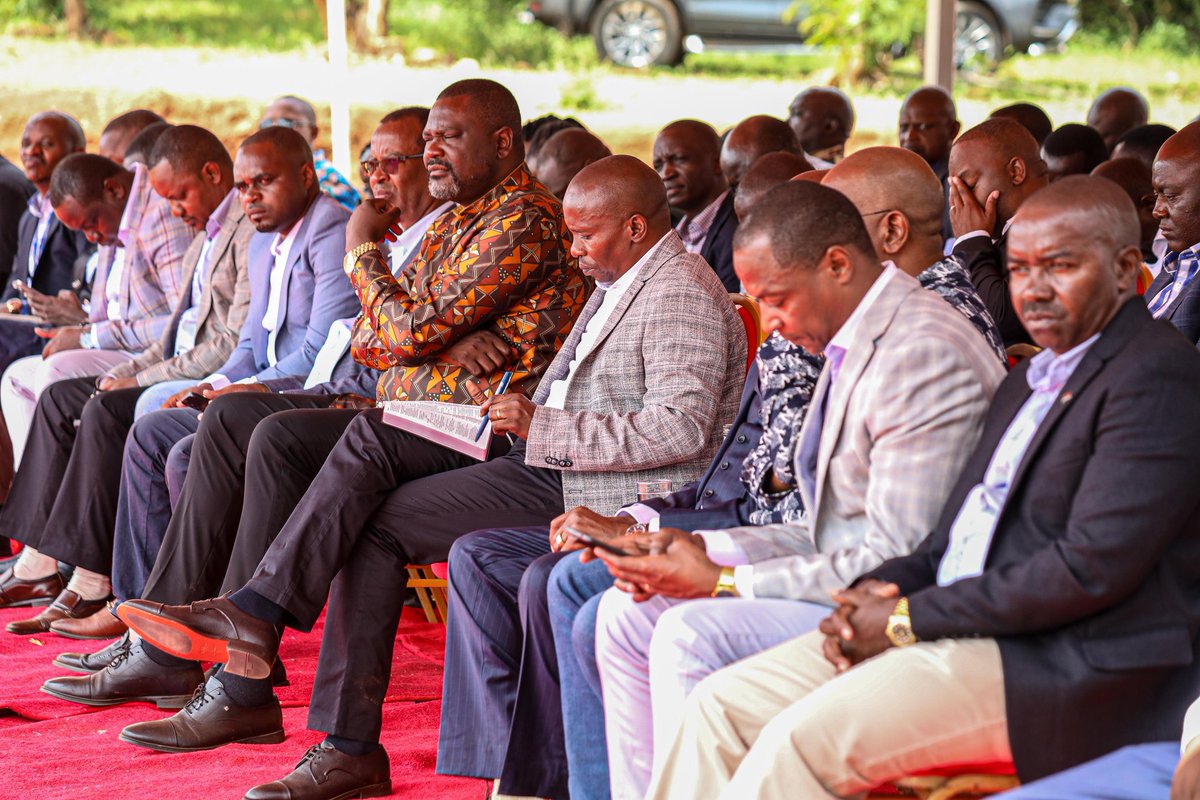 KindikiKithure's tweet photo. KAMUMU, EMBU COUNTY, KENYA
SUNDAY, JANUARY 5, 2025 

On this first Sunday of the year we thank God for last year and thank him more for the strength, focus and clarity of mind that we require to make our individual and collective contributions to nation building. 

Privileged to join other faithfuls for Sunday worship and thanks giving service at Full Gospel Church, Kamumu, Mbeere North, Embu County. 

Also present were: 
Embu Senator Alexander Mundigi, MPs Geoffrey Ruku(Mbeere North), Patrick Munene(Chuka Igambang’ombe) Nimrod Mbai(Kitui East) George Gitonga Murugara(Tharaka) Reuben Kiborek( Mogotio) Eric Wamumbi(Mathira) Japhet Nyakundi(Kitutu Chache North) Josiah Muriithi (Speaker of Embu County Assembly) Members of Embu County Assembly and other leaders.