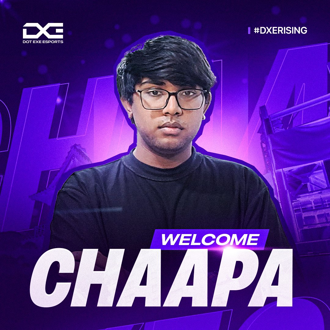 We are thrilled to announce <a href="/ChaapaOnYT/">Chaapa</a>  as one of our coaches for our Valorant Team ! 🚀 With a track record of excellence and a passion for the game, he’s here to elevate us to the next level. 🚀 Let’s dominate together!
💬 Show some love in the comments as we embark on this