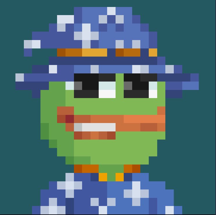 For all you wizard lovers out there, PepeNals conjured up our own Magical
Internet Money on Bitcoin:

PEPE•OF•BITCOIN 🟧

- 21 million supply distributed exclusively to PepeNals holders 
- Etched on a B9 rare SAT from 2009 on the 16th anniversary of the first Bitcoin mined
-