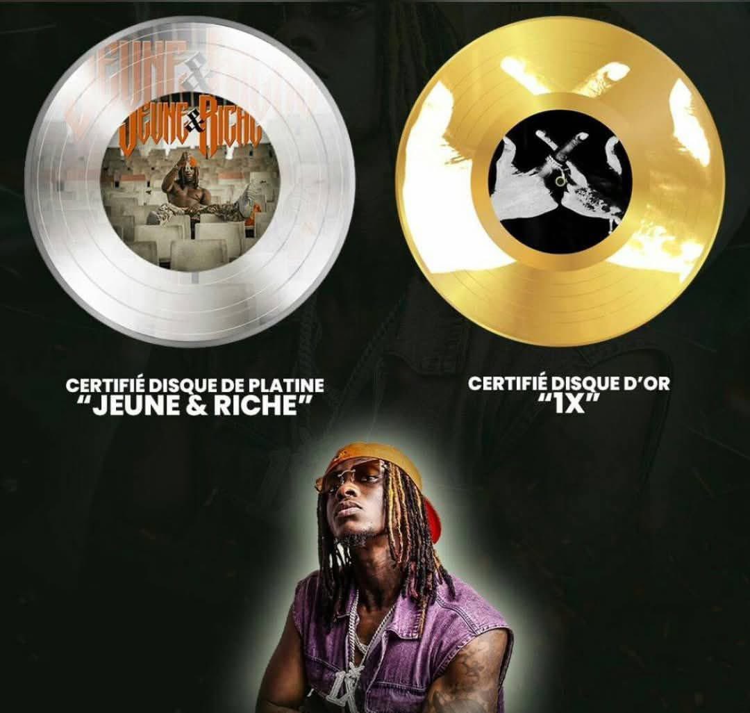 ManagerTalents's tweet photo. Son message a été entendu, il a non seulement obtenu un disque de platine, mais également un disque d'or.
 Big up 👊
Actuellement il a 2 disques d’or , 1er avec jeune &amp; riche et 1X
#Himra #rapivoir #DisqueDor #disquedeplatine #BURIDA #Chette #rapmusic #artist https://t.co/1R8Y2mO1z5