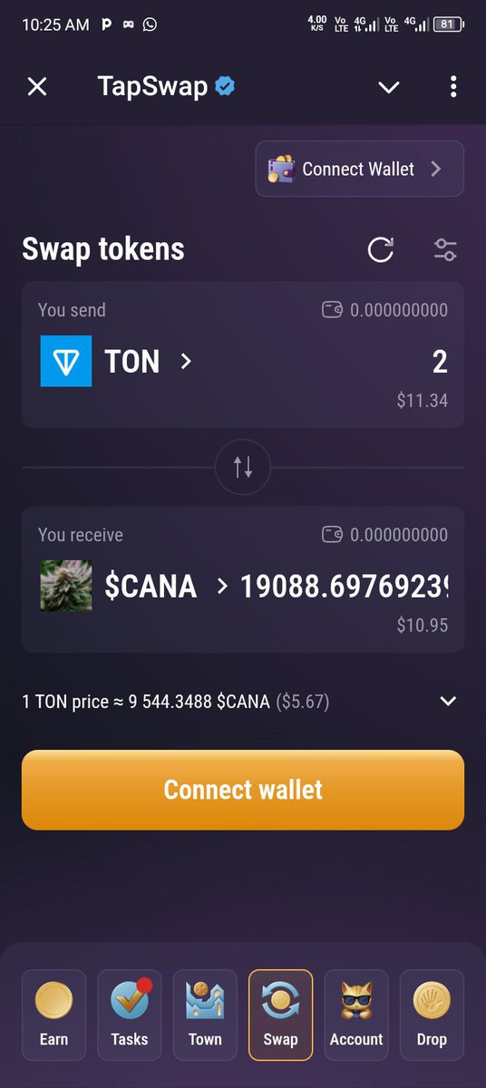 lorddrey's tweet photo. You can also trade $CANA on @tapswapai mini Bot 🔥 https://t.co/kTxNN9kk5l
