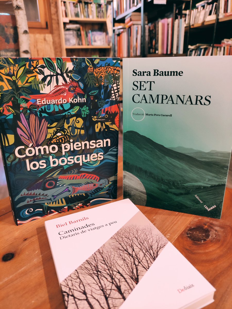 Naturallibres's tweet photo. #NouVinguts a #NaturaLlibres!
📗Cómo piensan los bosques
📘Set campanars
📙Caminades
📕La vorágine
📗Darwin y la botánica
📘Ímpetu involutivo
📙El fin de la megamáquina
📕Guia dels ocells exasperants de Catalunya
📗L'instant als ulls

🧵📚👇 https://t.co/XNzGFwTLFC