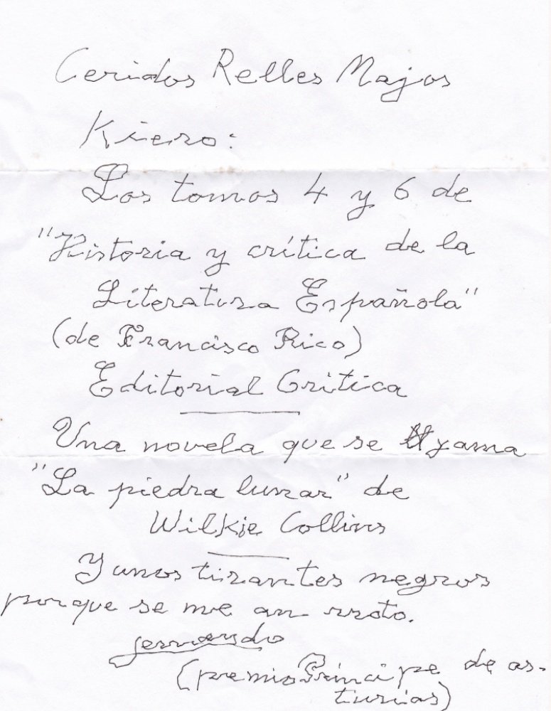 adelagaceit's tweet photo. En estas fechas siempre recuerdo las cartas que Fernando Fernán Gómez le escribió a los Reyes Magos https://t.co/9942KJEODg