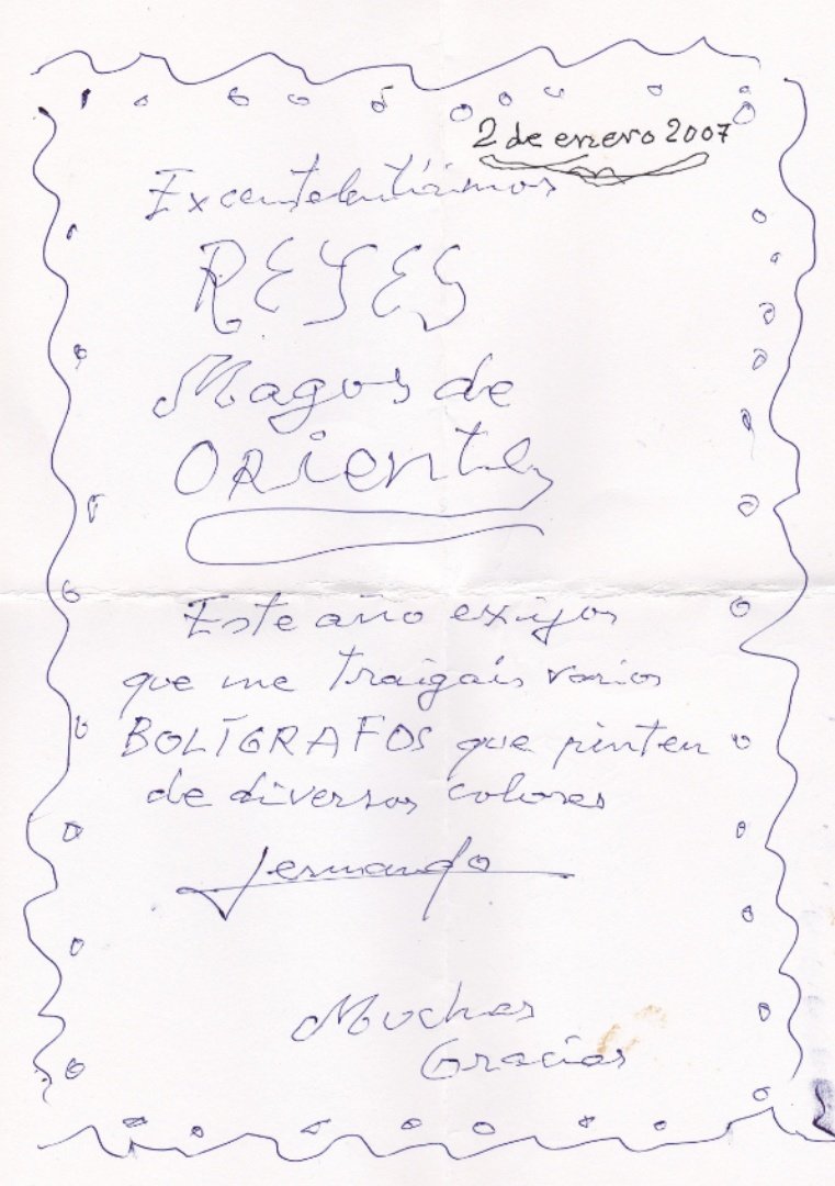 adelagaceit's tweet photo. En estas fechas siempre recuerdo las cartas que Fernando Fernán Gómez le escribió a los Reyes Magos https://t.co/9942KJEODg