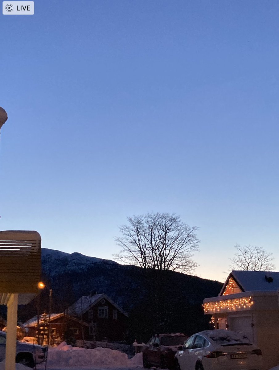 LivSERin's tweet photo. endelig håp i sikte m blå himmel & opphør av snøbyger 😊👍etter at Pusi 😻 & jg vært frivillig forebyggende innestengt i heimen siden #polart_lavtrykk startet= tortur!! I dag snek Pusi 😹seg ut i 8 minus m 3 m høye brøytekanter > ilbake etter 2 minutt. #lettelse #glede https://t.co/NHqOTpHlEr