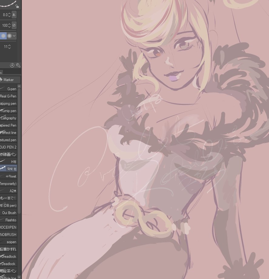 violetR does a draw tweet media