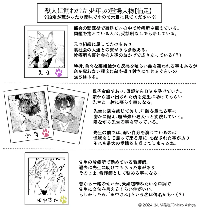 登場人物紹介
※読んでも読まなくても大丈夫です! 