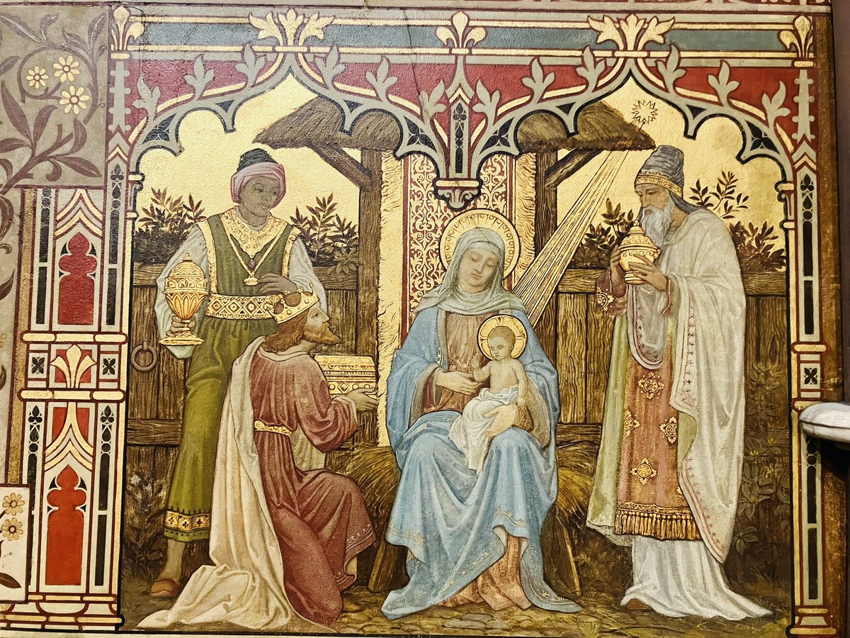 Epiphany celebrations today at 8am BCP HC and 10am sung Eucharist with galette des Rois. 👑👑👑🌟 🐫 🎶