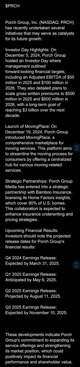 TheArchitect_GT's tweet photo. $PRCH
Has recently undertaken several initiatives that may serve as catalysts for its future growth

TRADE
Trade between resistance levels or go long 

FULL PROFILE 
https://t.co/egW715Otg9

#TrendingStocks #CatalystStocks #StockPicks
$KULR $LOVE $U $BBAI $GRRR $HIMS $SMCI $TSLA https://t.co/9gkoBz4CCg