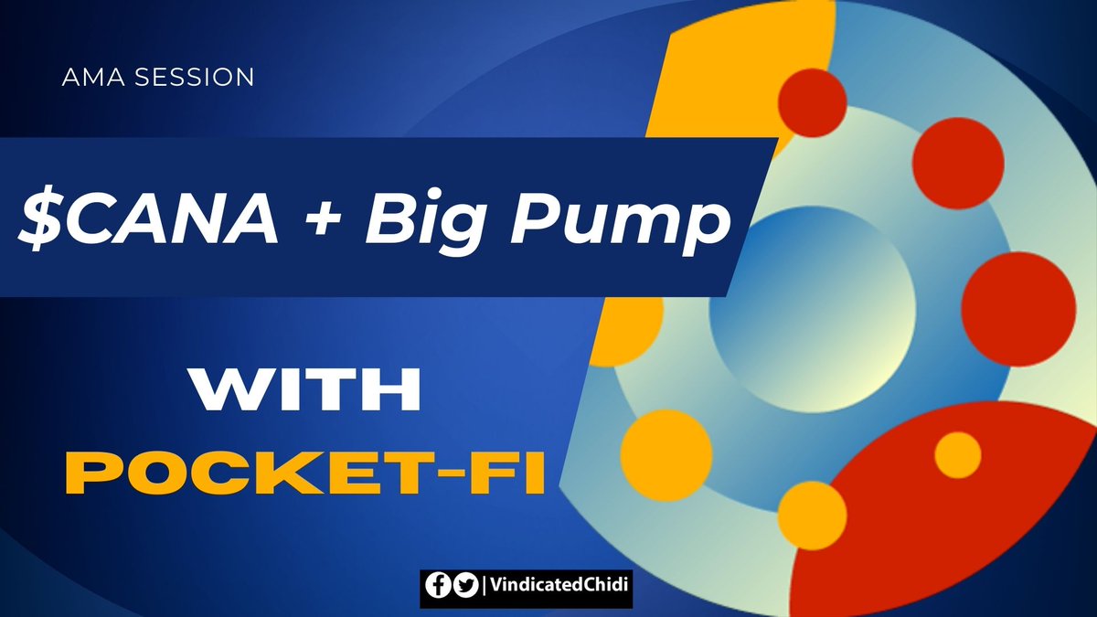 🚨 #AMA Alert 

Host: <a href="/lorddrey/"></a>
Guest: <a href="/pocket_fi/">PocketFi</a>
Time: 3pm WAT

Space Link: tinyurl.com/cuz4zf8c

💰Spotlight on $CANA 🚬🌱

- Ranked #1 on DexScreener for $TON, just 4 days after launch
- Surpassed 5k holders
- Featured on BigPump

Join us as we discuss their success and