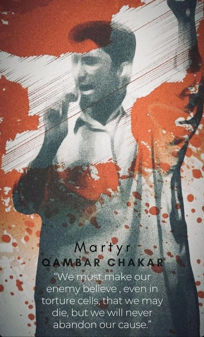 Hoonafbaluc's tweet photo. منءَ پہ زندگی ھر روچ کمبر
سرے نوکیں دگہ باھینگی انت
#ShaheedKamberChakar
#ShaheedIlyasNizar
#5thJanuary https://t.co/kBQU7JVYqF