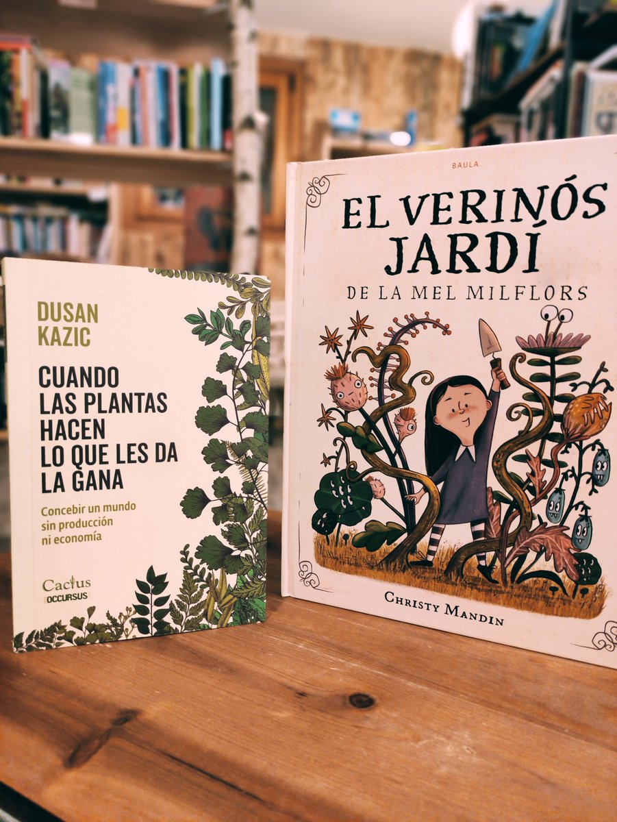 📘Cuando las plantas hacen lo que les da la gana
📙El verinós jardí

naturallibres.com

#NaturaLlibres #NouVinguts #LiterNatura #Llibres #Natura #LlibreriaDePoble #Alins #VallFerrera #PallarsSobirà #Pirineu