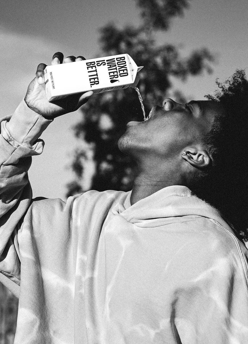 Glad to team up with #boxedwater