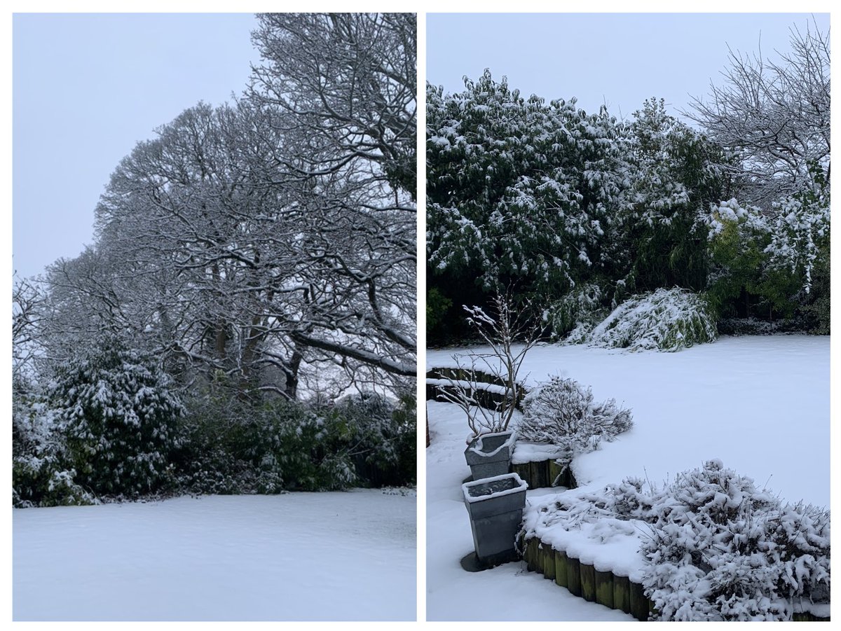AnthonyJBarrett's tweet photo. Well they got the forecast right #snow. https://t.co/vh5oy8nyca
