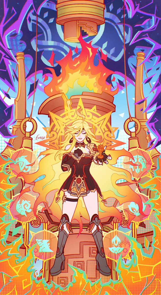 🔥May the pyro Archon always fight by your side🔥
#JuntosConMavuika #StandWithMavuika #HoYocreators #GenshinImpact #Mavuika #原神 #マーヴィカ