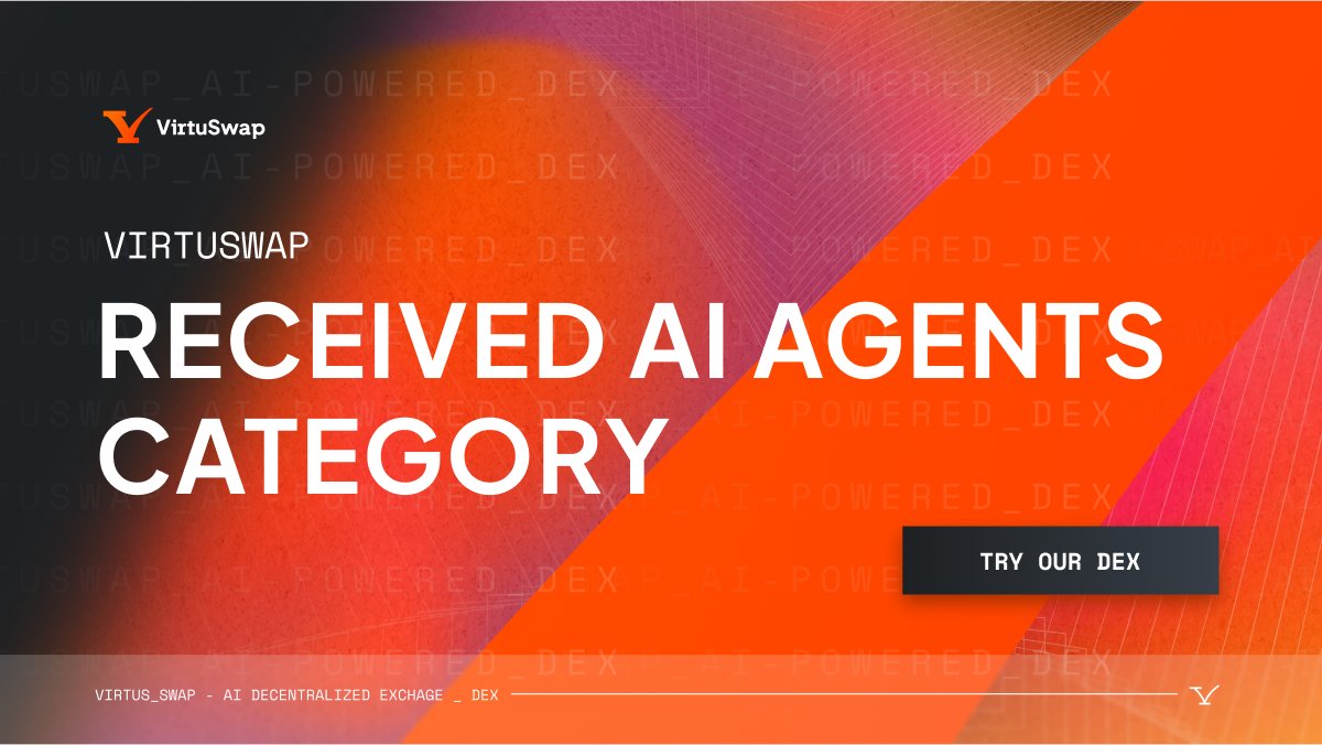 VirtuSwap | AI-powered DEX ⚙️ tweet media
