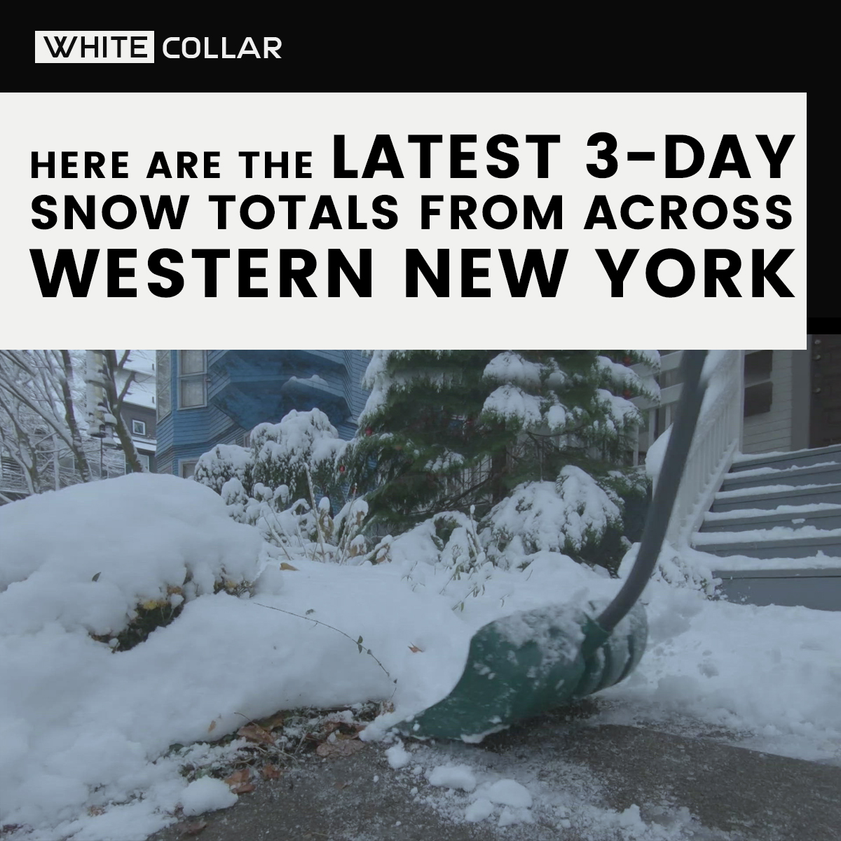 WhiteCollarPK's tweet photo. Snowfall Totals Over the Last Three Days in Buffalo and Surrounding Areas
A Lake Effect Snow Warning remains in effect for Southern Erie, Wyoming, Chautauqua,
#WhiteCollar #BuffaloWeather #LakeEffectSnow #SnowfallTotals #WinterStormUpdate #WeatherAdvisory https://t.co/eOxQfNzh92
