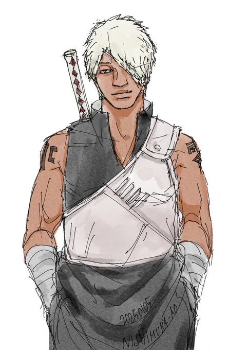 #出来るだけ毎日推しを描くダルイ(NARUTO) 