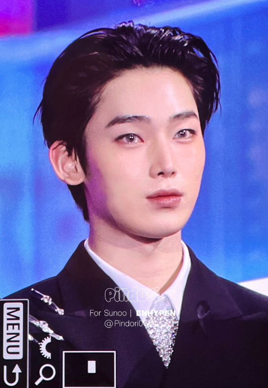 AboutMusicYT's tweet photo. Sunoo of ENHYPEN at the 39th Golden Disc Awards. https://t.co/oHZo7MCns3