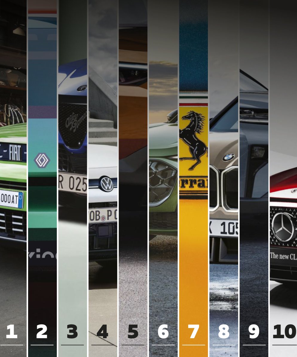 Dans son numéro de janvier, Quattroruote place Alfa Romeo Stelvio et Jeep Compass dans le top 10 des nouveautés les plus attendues de l'année 2025. 
Jeep Recon et Lancia Ypsilon HF sont également cités.