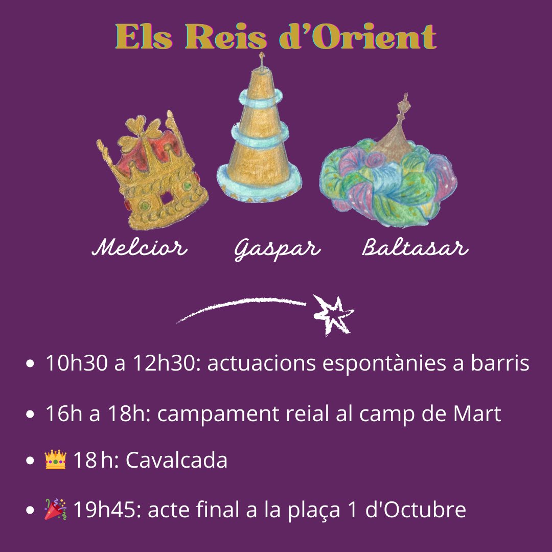 TIC TAC 👑
La màgia ja escampa pels carrers de Girona. Gaudiu de tots i cadascun dels actes de Ses Majestats. És la Cavalcadaaaa!

#Reis #ReisMags #cavalcada #girona #ReisdOrient #ManaiesGirona