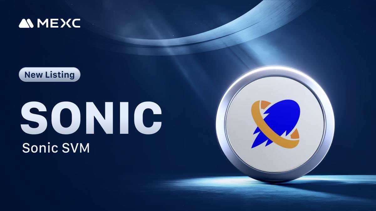 🚨#MEXC New Listing Alert! 📈 $SONIC/USDT will be listed in the Innovation  Zone on 2025-1-7 12:00 (UTC) @SonicSVM is the first SVM network extension  to launch on Solana, for games and applications.