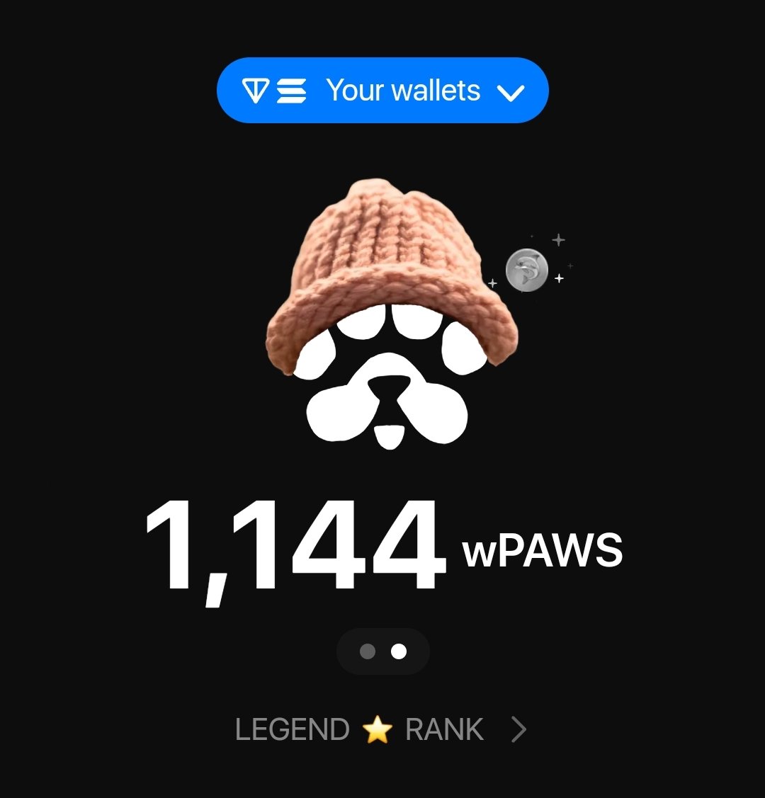 MK2_CRYPTO's tweet photo. How many wPAWS do you have?
#PAWS #wPAWS https://t.co/5f4i1omSvh
