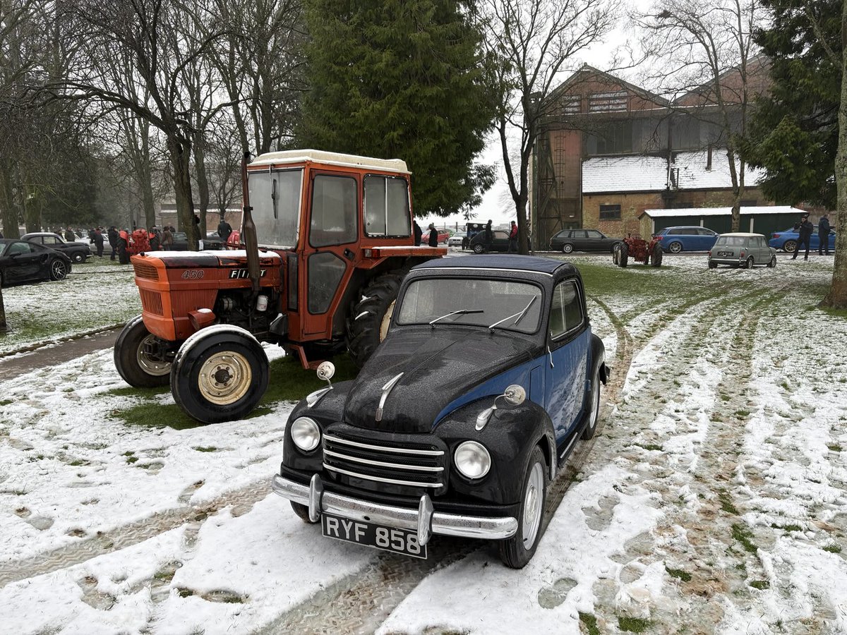 Steve Cropley (@stvcr) on Twitter photo Fiat theme first thing <a href="/BicesterH/">Bicester Heritage</a>. Topolino joins Tractor. Surprising number of people here already. Nothing stops car lovers. Early arrivals v sensible being parked in hangars. Fun as ever Fiat theme first thing <a href="/BicesterH/">Bicester Heritage</a>. Topolino joins Tractor. Surprising number of people here already. Nothing stops car lovers. Early arrivals v sensible being parked in hangars. Fun as ever