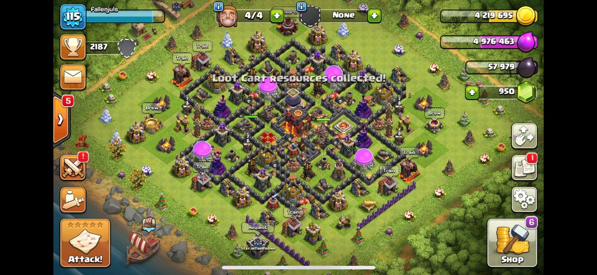 fallenjuls's tweet photo. @ClashofClans November 2,2018 https://t.co/u7oppe9Wvx