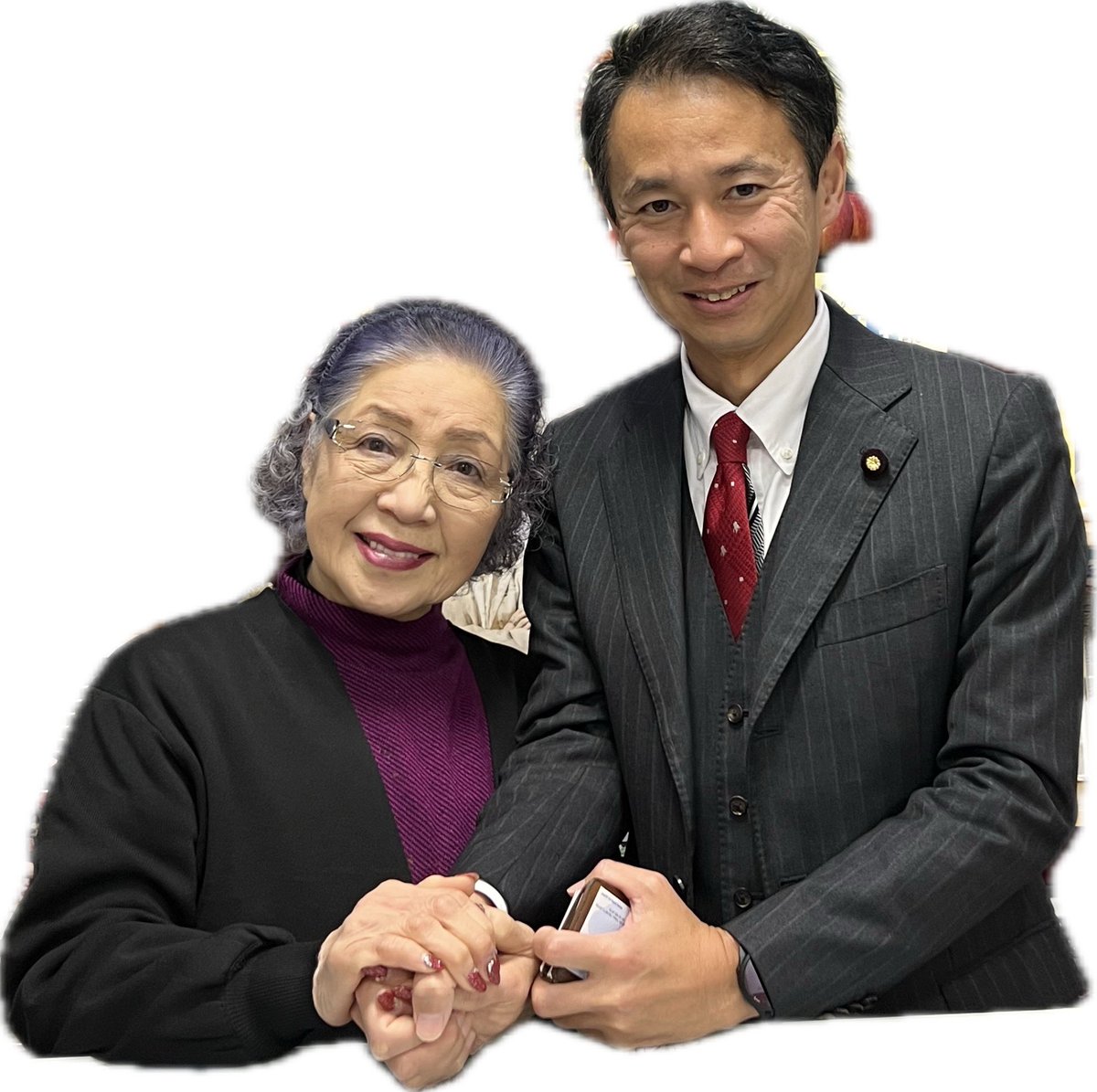 津山市内のイナバ化粧品店に立ち寄らせていただきました。 こちらはB'z