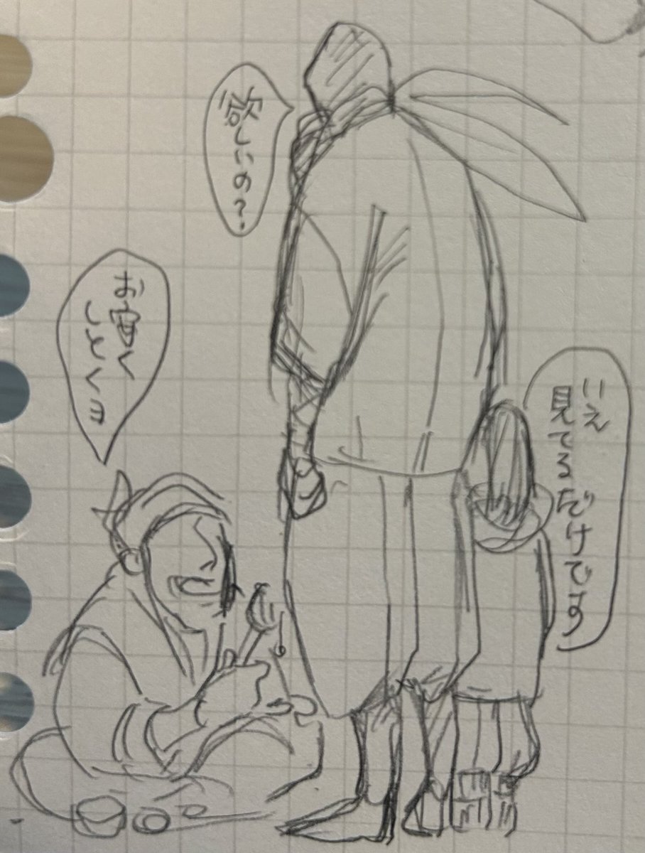作品にもならぬラクガキなら量産出来る

変装した雑渡さんと伏木蔵の町歩き 