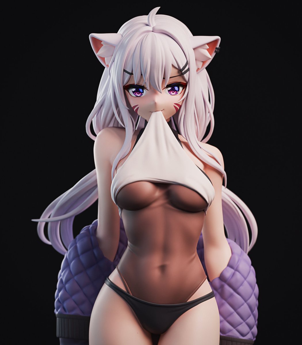 voidflops's tweet photo. Space cato figure😼#squchujin https://t.co/kHaGDOb00v