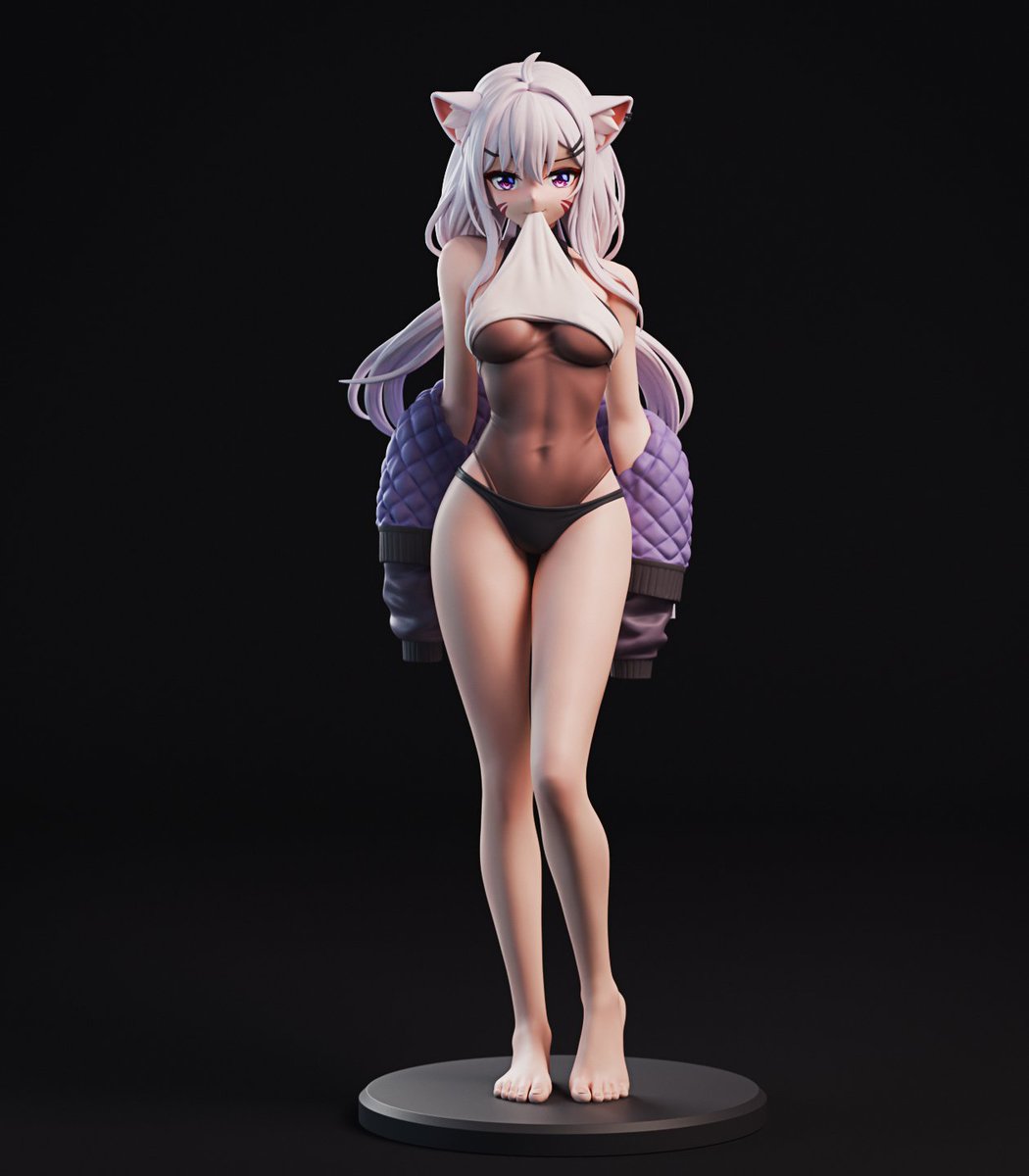 voidflops's tweet photo. Space cato figure😼#squchujin https://t.co/kHaGDOb00v