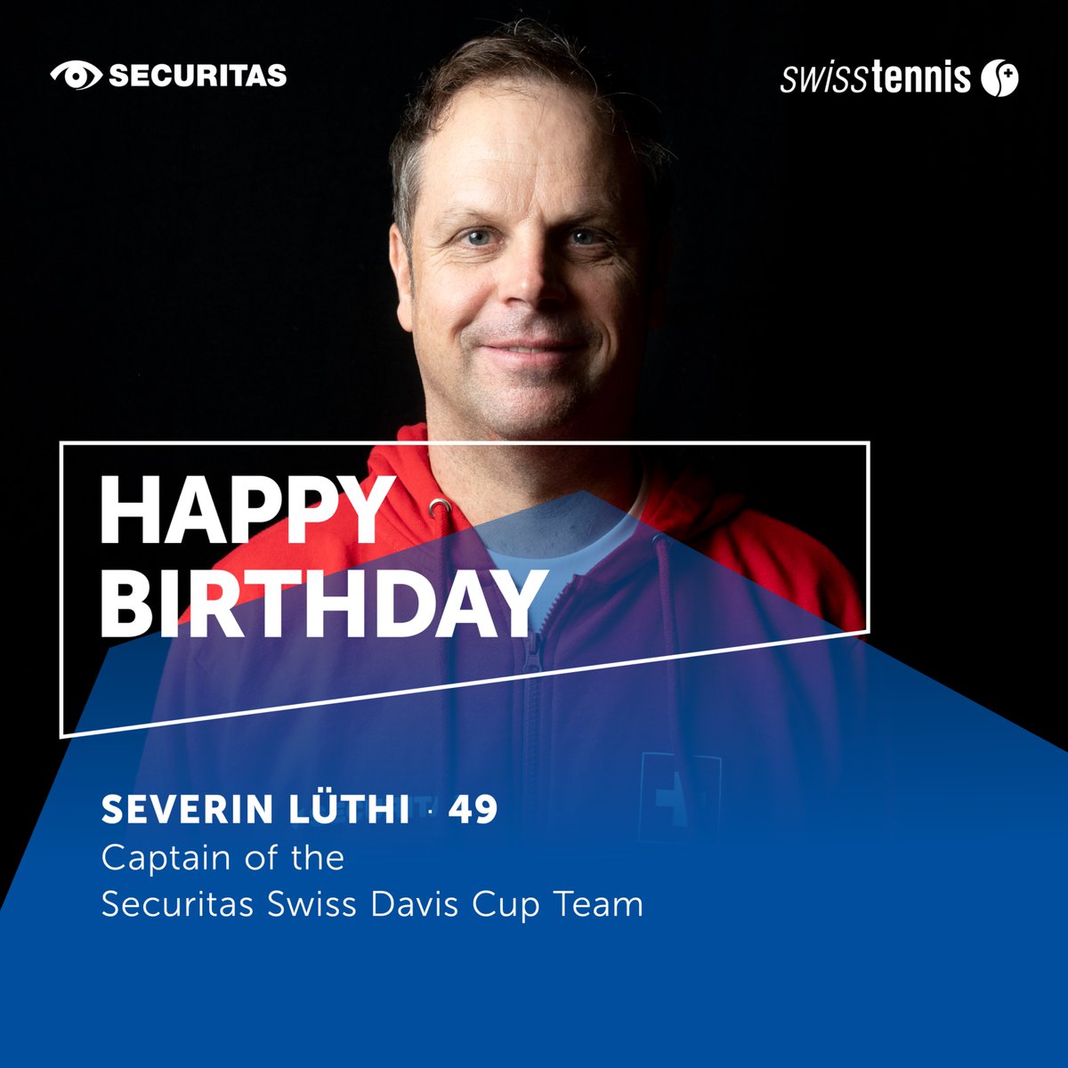swiss_tennis's tweet photo. We wish our Securitas Swiss Davis Cup Coach all the best for his birthdayπ
Enjoy your dayπ―π₯³
#happybirthday #birthdaycoach #SupportTheSwiss #tennis #switzerland #CoachingTheNextGeneration #coach #daviscup https://t.co/9W7TpziIFE