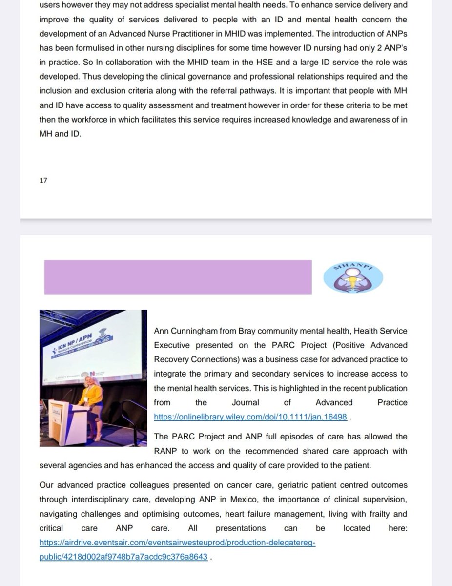 @MHANPI (Mental Health/ID ANP Ireland) tweet media