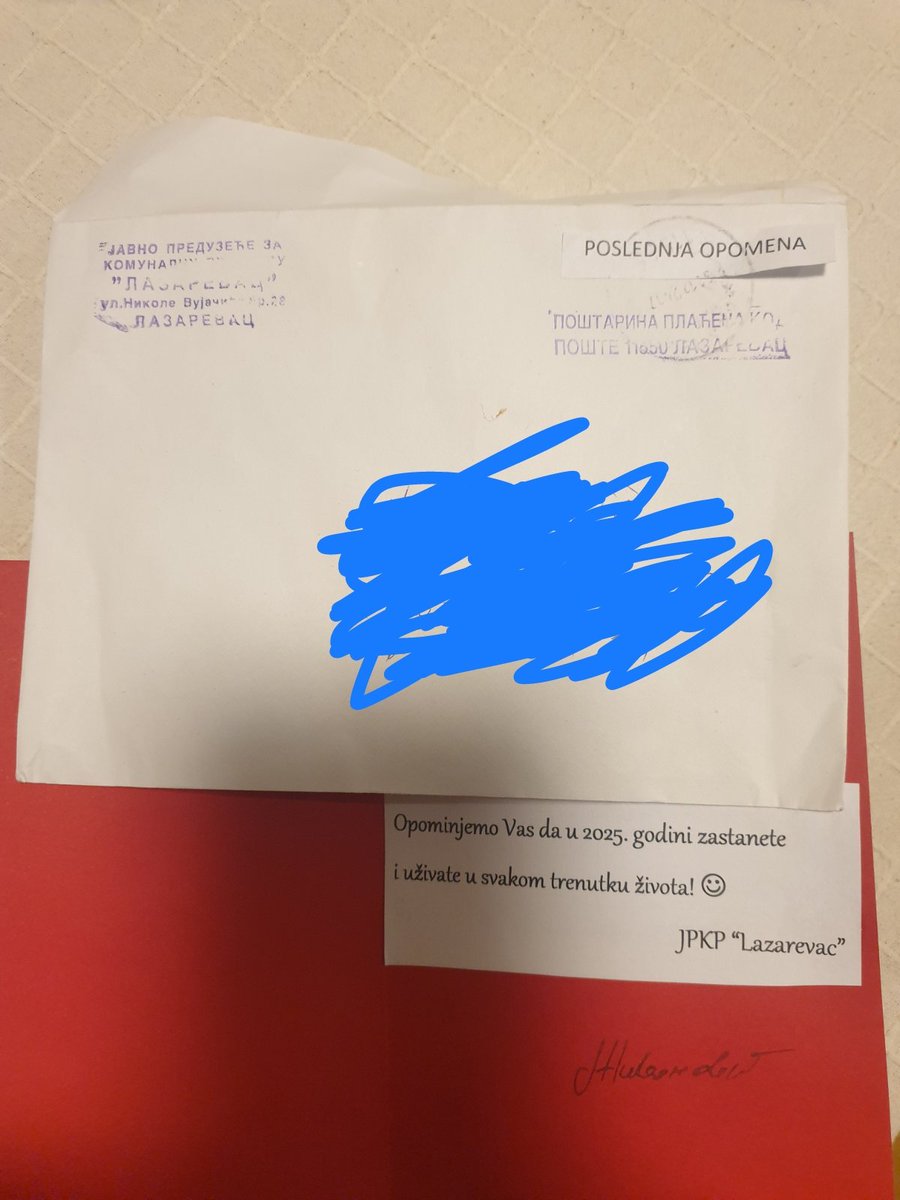 DarkooSimic's tweet photo. VD direktor Komunalnog iz Lazarevca poziva da zastanemo u 2025. godini. Dakle svi u blokade!!! Vučiču, otpisali te i tvoji... 😃 https://t.co/oX89ouXGHi