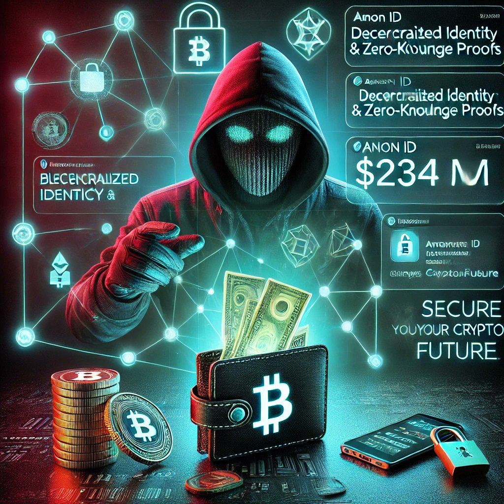 anonid_io's tweet photo. 🚨 A hacker stole $234M in crypto from an Indian platform and is laundering the funds! 🕵️‍♂️
Anon ID's decentralized identity and zero-knowledge proof tech can prevent unauthorized access and secure user data, making crypto thefts harder to execute. 🔒
#CryptoSecurity #Blockchain https://t.co/3tAn7mhNmx