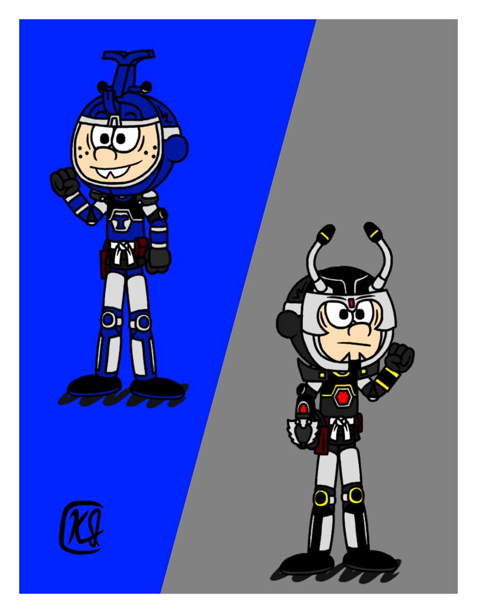 Ninja5Stealth's tweet photo. Loud B-Fighter
A new #crossover #fanart by merging #TheLoudHouse with Juukou B-Fighter of the Metal Hero series worked out of good idea lol (1/2)
#nickelodeon #loudhouse #lincolnloud #tokusatsu #metalhero #metalheroes #juukoubfighter #bluebeet #blackbeet https://t.co/DGx9dv8hBx