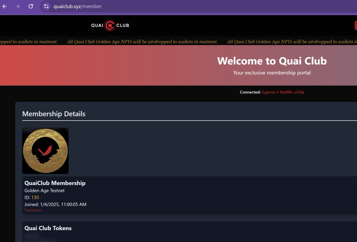 YerramsettyNaga's tweet photo. @QuaiNetwork My $QUAI Submission for #QuaiGoldenAge 
Quaiscan Transaction link:-  
https://t.co/wbFRBqkYhW
Wallet address:- 
0x0006D7e498dCFA210Cbf83bD879d9337a70ce7da

@ynraju153 @yakshaya01 @Teja003Y https://t.co/Ws0YTr32kf