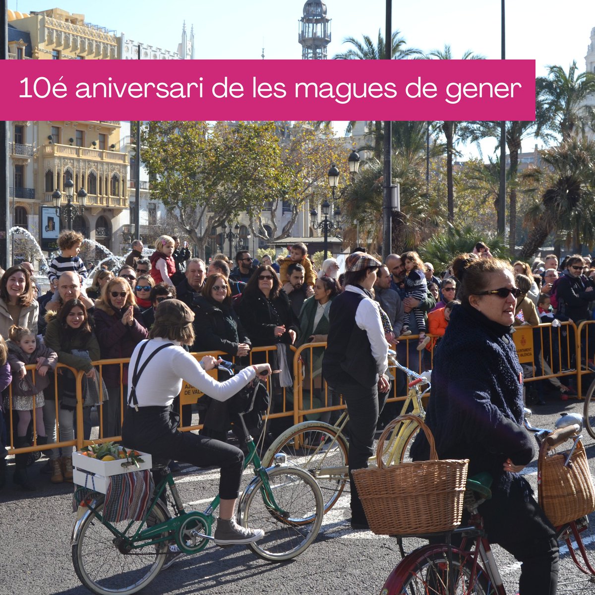 🌞 El dia ha arribat! ✨ Tot està llest per fer realitat la màgia. 📍 Ens veiem hui, 12 de gener, 10h, Parc el Secanet, Catarroja!
➕Info: rebrand.ly/magues-catarro…
#MaguesDeGener #FestaDeLaInfantesa