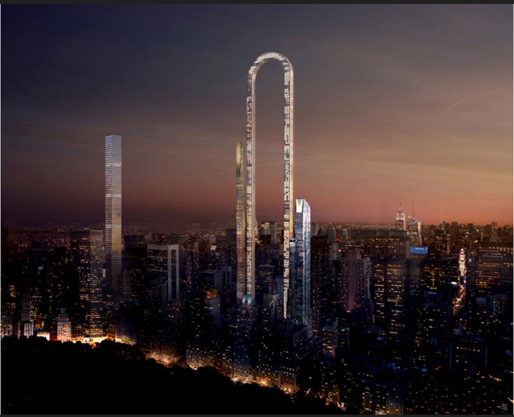 commoestudio's tweet photo. Un rascacielos con forma de u invertida: el proyecto de real estate que promete desafiar las normas de la construcción.

Este desarrollo arquitectónico tendrá en total 1219,2 metros de longitud.

https://t.co/6XgQ0NLTVc https://t.co/DkmKNLBuAS