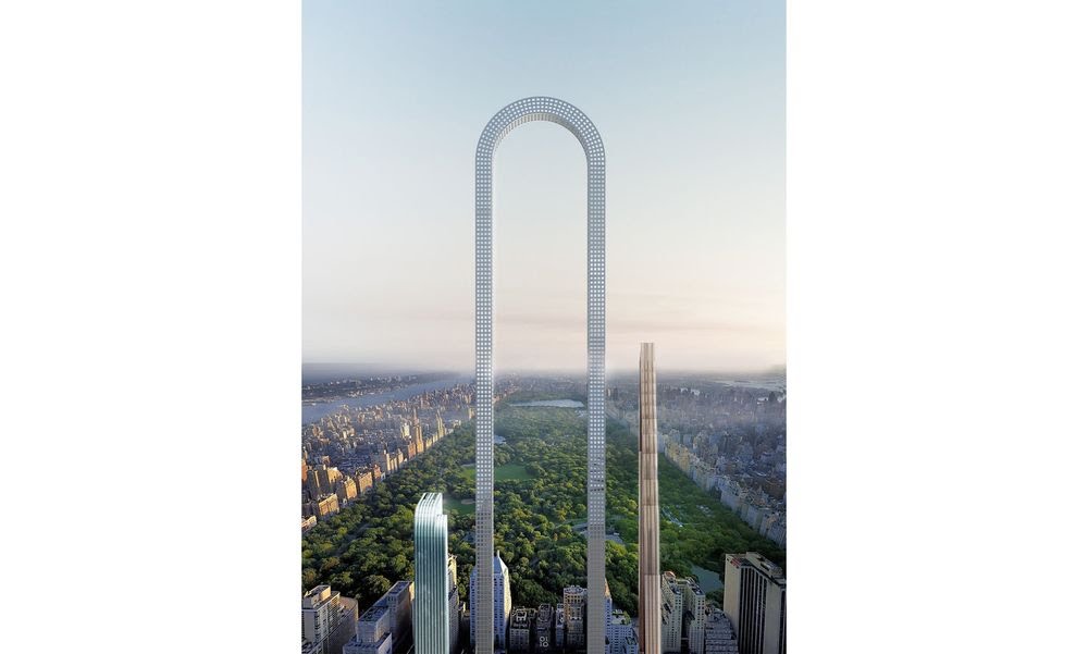 commoestudio's tweet photo. Un rascacielos con forma de u invertida: el proyecto de real estate que promete desafiar las normas de la construcción.

Este desarrollo arquitectónico tendrá en total 1219,2 metros de longitud.

https://t.co/6XgQ0NLTVc https://t.co/DkmKNLBuAS