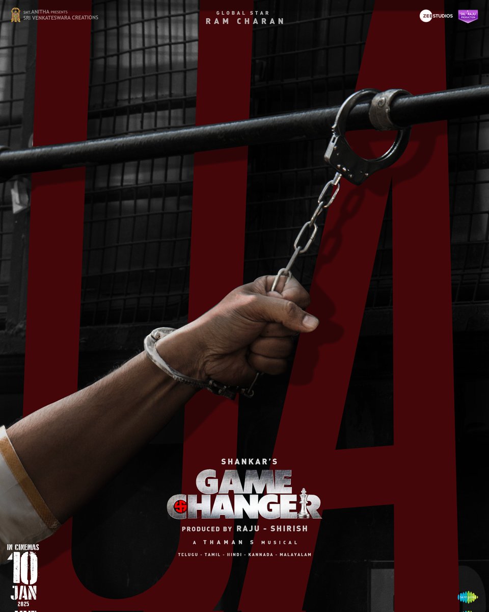 SVC_official's tweet photo. On the way to making history🔥 
Certified U/A 😎

#GameChangerTrailer Out Now
🔗 https://t.co/j61JnAGb6I

#GameChanger
#GameChangerOnJanuary10🚁

Global Star @AlwaysRamCharan @shankarshanmugh @advani_kiara @yoursanjali @iam_SJSuryah @MusicThaman @actorsrikanth @Naveenc212 @AntonyLRuben @DOP_Tirru @artkolla @HR_3555 @Adityaram_CMD @ZeeStudios_ @bhumika_tewari @kejriwalakshay #AnjaliRaina #UmeshKrBansal @saregamaglobal @saregamasouth @AAFilmsIndia @ShlokaEnts @PharsFilm @GameChangerOffl